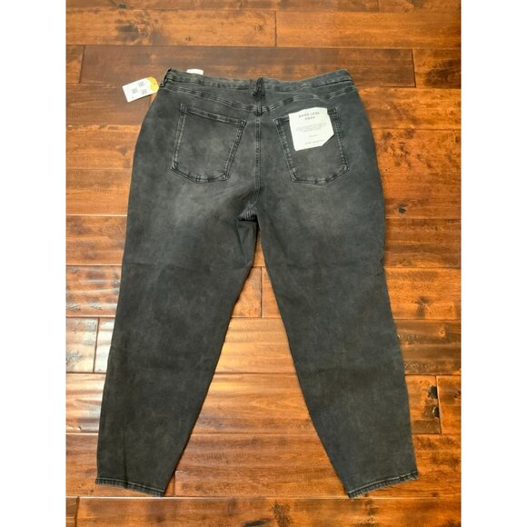 Good American Charcoal Black Good Legs Crop Denim Jeans, Size 20-26, NWT! - Picture 5 of 6